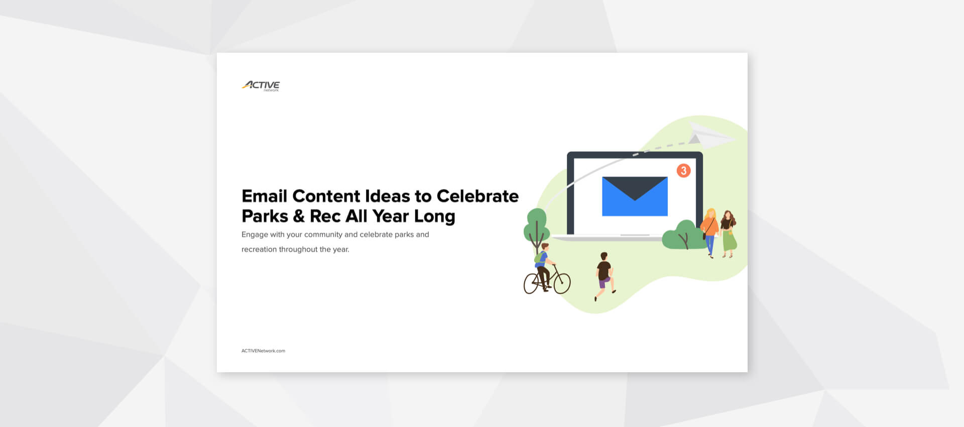 thumb nail graphic for email content ideas to celebrate parks & rec all year long