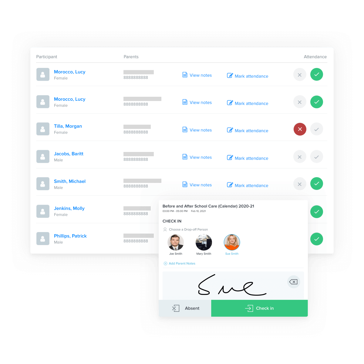 notification alerts via activenet to member announcing closures